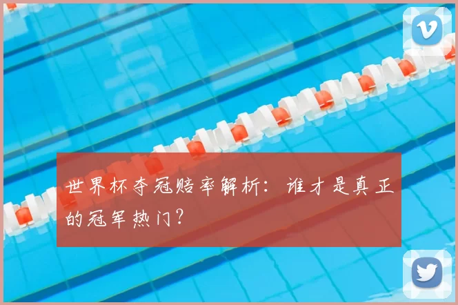 世界杯夺冠赔率解析：谁才是真正的冠军热门？