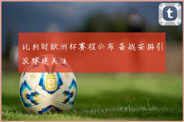 比利时欧洲杯赛程公布 备战安排引发球迷关注